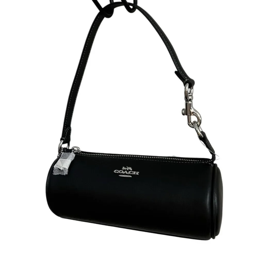 COACH Nolita Barrel Bag Black Leather